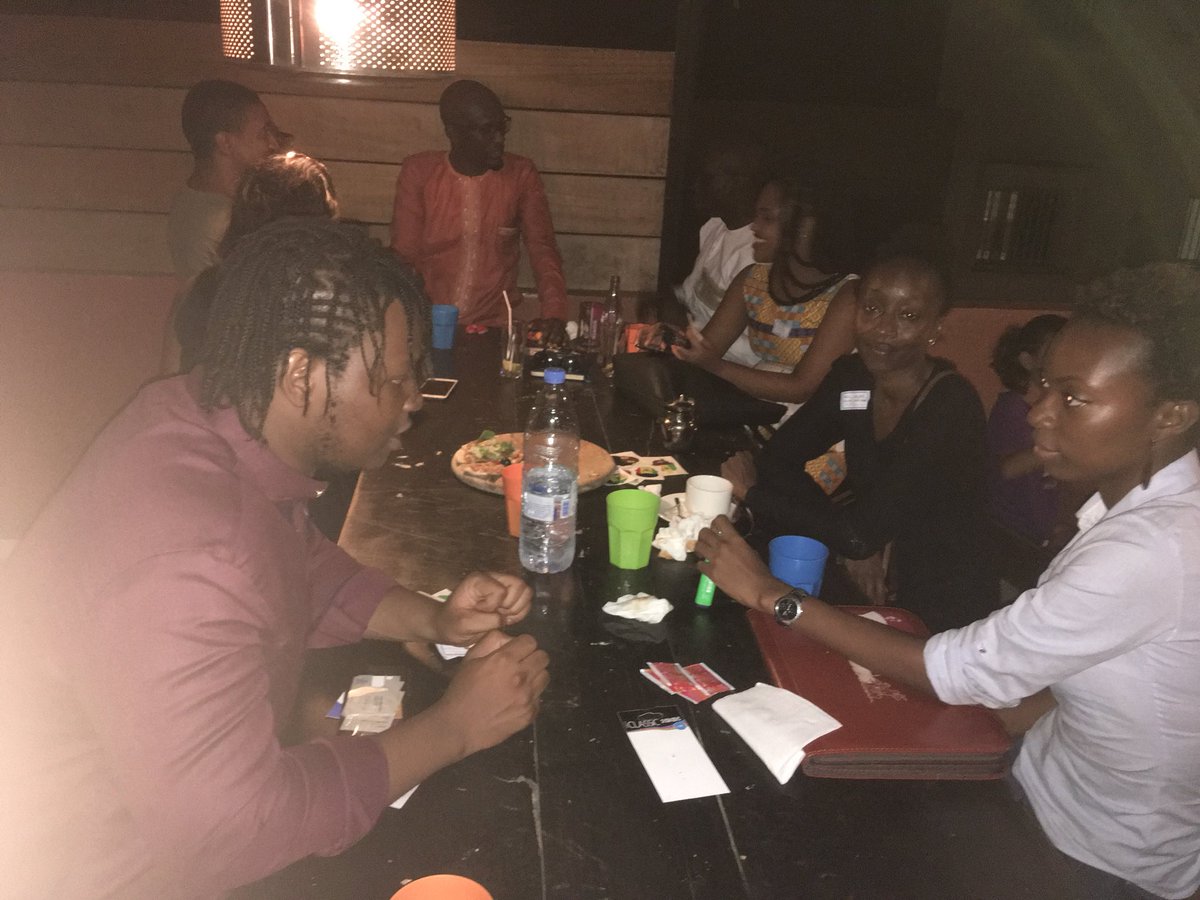AdrienSchwarz75's tweet photo. Afterwork #terangatech rencontre des nouveaux adhérents @HotelduPhareDkr @FranceoSenegal @TerangaTech @startupconcree @YuxDakar @JklDakar .... https://t.co/MdLXSfIgpI