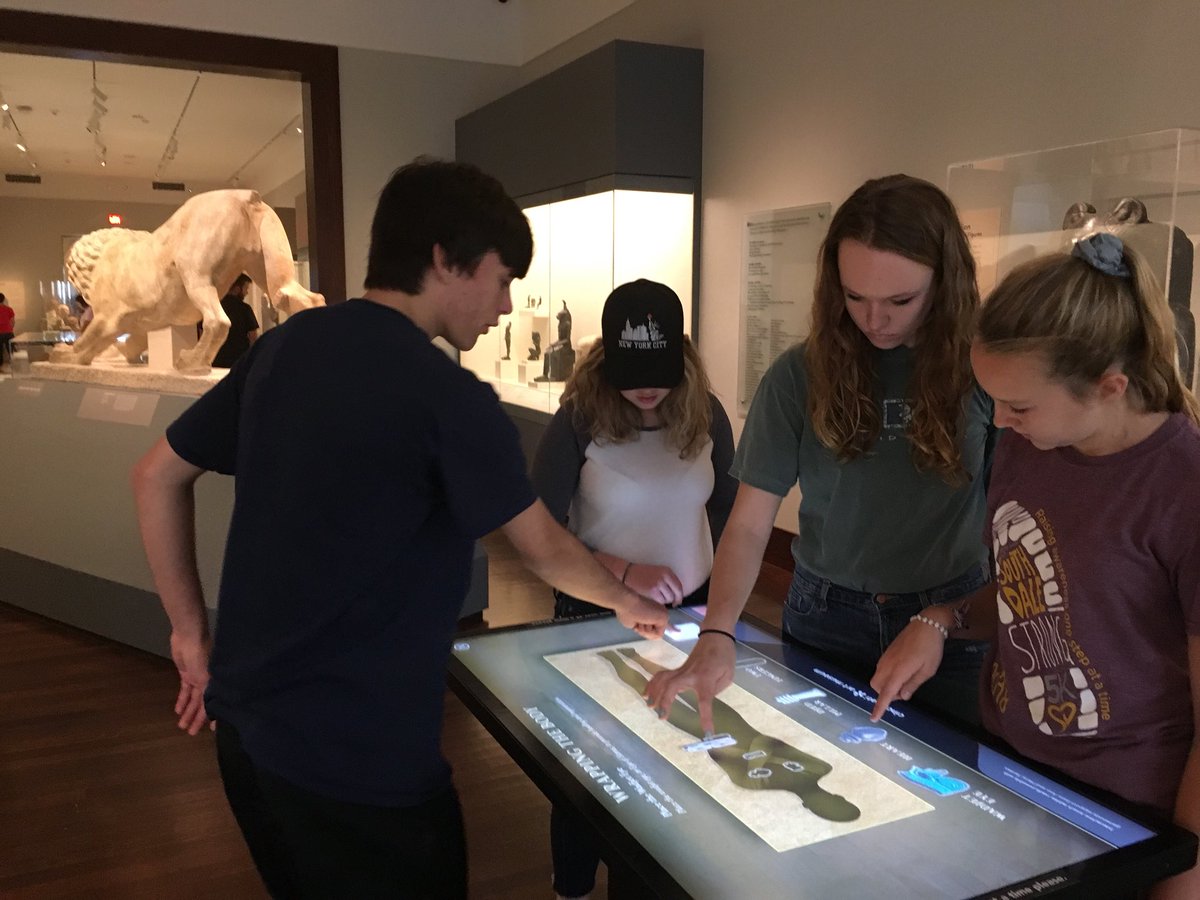 FHSLatin's tweet photo. #wearefirebirds at the Cinci Archaeology Fair! Got to hold some realllllly old Bronze Age lamps, see a mummy, reconstruct pots from sherds and determine what god they’d be of they were a deity! https://t.co/ObGSKJ0v2S