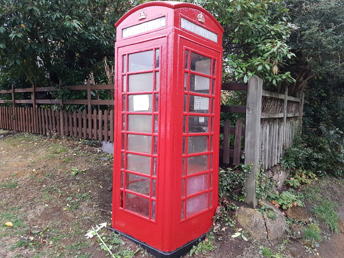 harlestone_pc's tweet photo. Russ Francis: Half of all red phone boxes have been removed since introduction of mobile phones.  Harlestone PC have decided to save these important heritage items by adopting the two in the village. They will house our defibrillators. https://t.co/GljBrLCKmz
