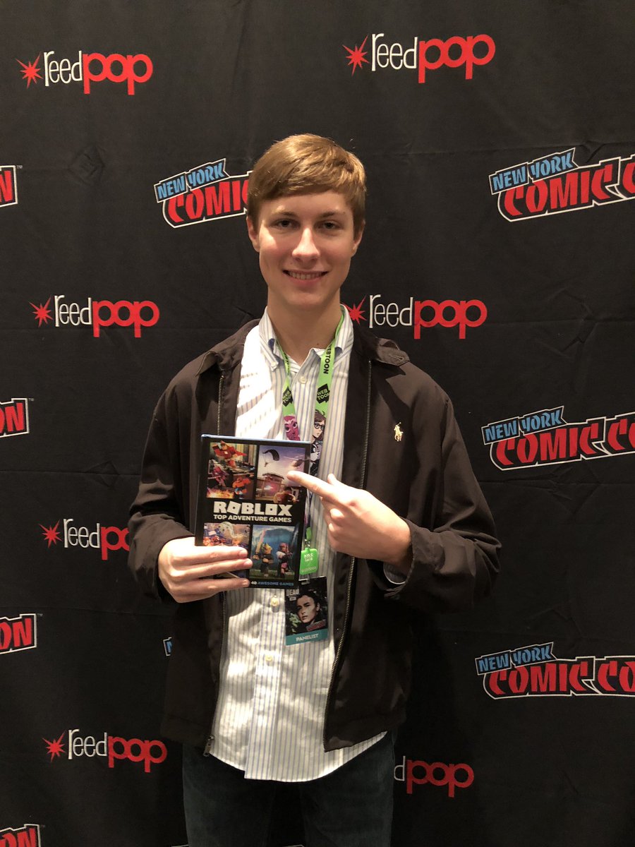 Alex Balfanz On Twitter About To Sign Roblox Books Featuring Jailbreak At Ny Comic Con Badimo - roblox twitter badimo