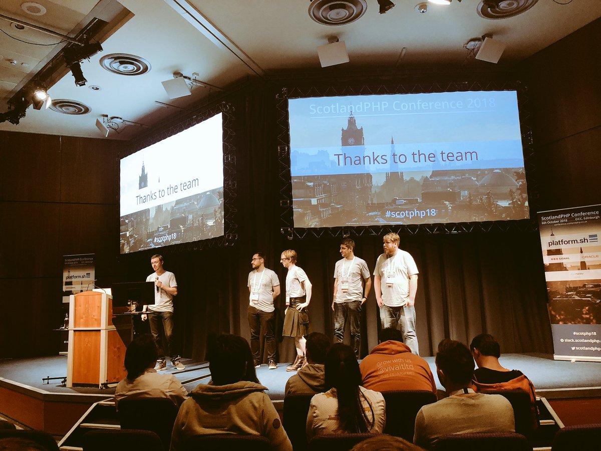 usemarkup's tweet image. Thanks to these guys for putting on another excellent conference #Scotphp18