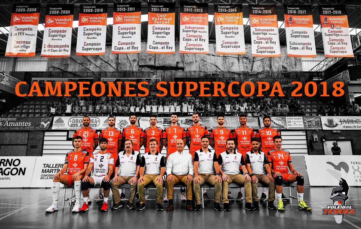 🏆 Supercampeones de España por séptima vez 😍

🌟 Lo hicimos contigo 🇧🇷 

#CVT1819 #VolemosJuntos