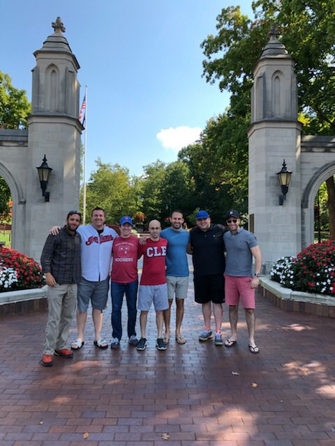 CleHostGroverMC's tweet photo. Back at Indiana for the first time in a decade and boy has this been incredible:) #sammy #scooters #samplegates #indiana #bloomington #iusing #hoosiers #briscoe #imsoold #forjeremy https://t.co/1jk5B5EW0l