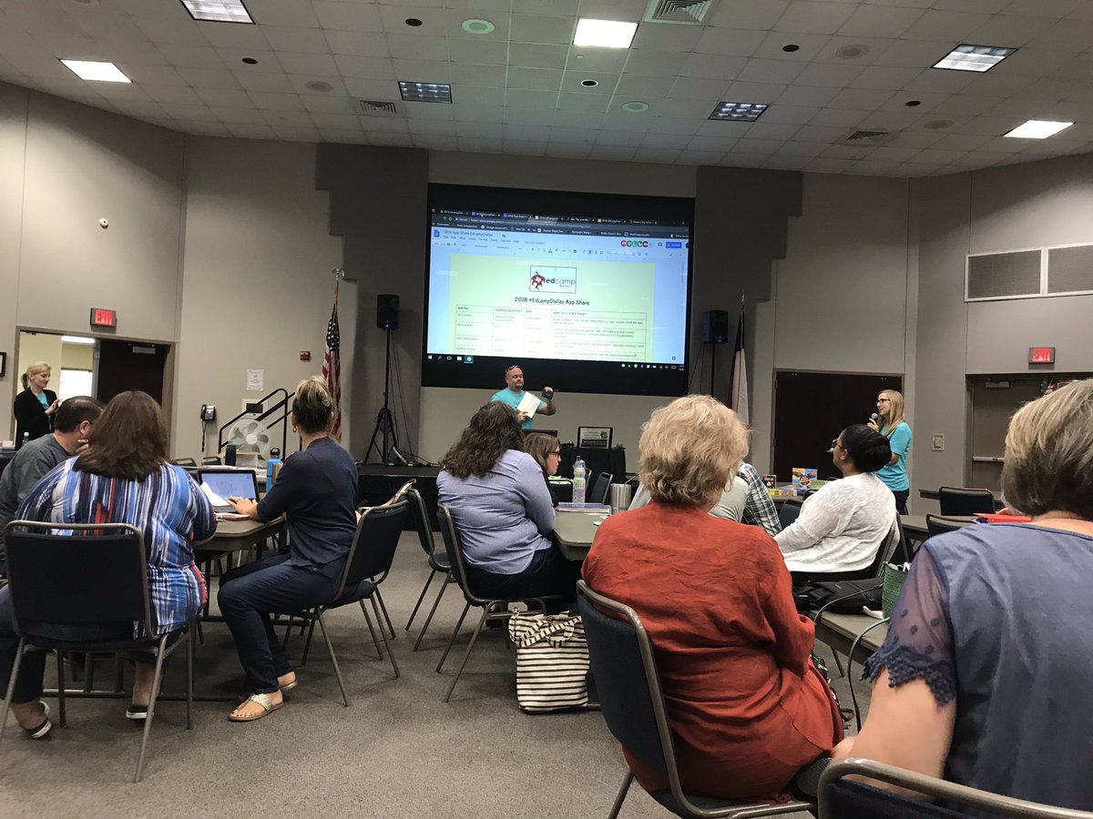 <a href="/EdCampDallas/">Edcamp Dallas</a> learning new strategies and meeting new colleagues