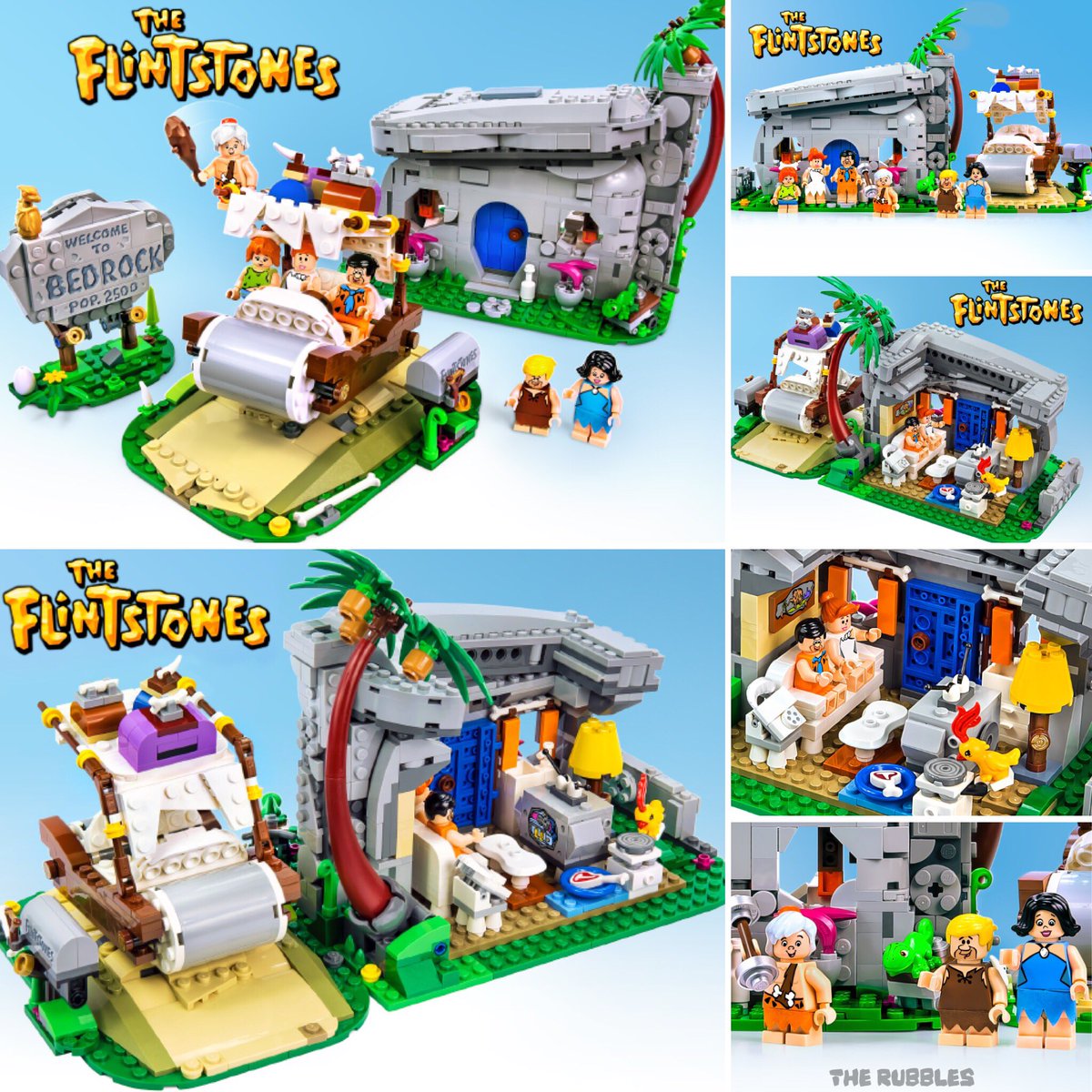 TheFramePunk's tweet photo. Just need to say a quick hell to the yeah for this! #LegoTheFlintstones https://t.co/1A8BxB1HSJ