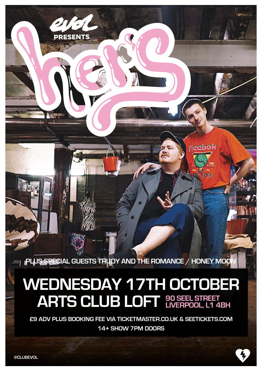 ClubEVOL's tweet photo. ๐๐๐Our next show is another beautiful line up, a triple header as @ThatBandOfHers play @ArtsClubHQ Loft Weds 17th Oct with cohorts @trudymylove & @Honey_MoonUK. Strewth, it's nice. Tix https://t.co/8JTKTjvF2z New LP #InvitationToHers here: https://t.co/JSLIZRahfF ๐๐๐ https://t.co/NlyQIQbO0g