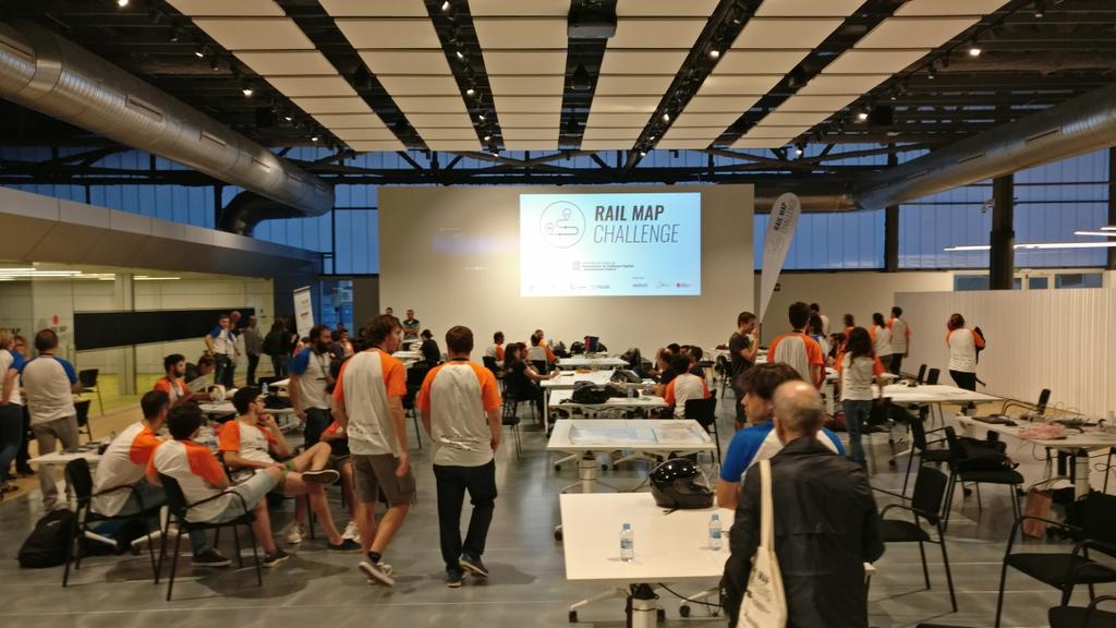 jbar3640's tweet photo. el jurat ja ha deliberat i la decisió està al caure. quins seran els equips guanyadors del #RailMapChallenge ? https://t.co/sRA7w9kE0H