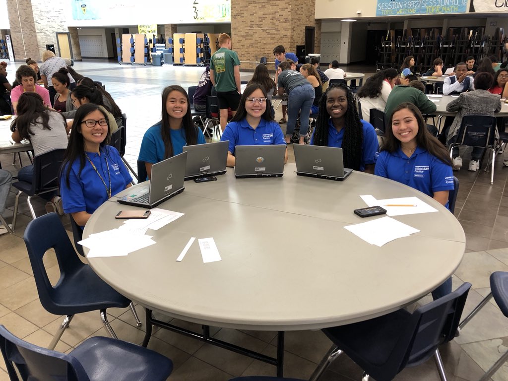 EaglesSAT's tweet photo. Thank you to everyone who went to the PSAT/SAT Math Boot Camp at Klein Forest today! Hope everyone learned something new from our wonderful math teachers! @ImeeElizabeth @KleinISD_AdvAca @CollegeBoard @PlottKplott @KleinISD @KleinOakSATprep https://t.co/QUZE3z7dWL
