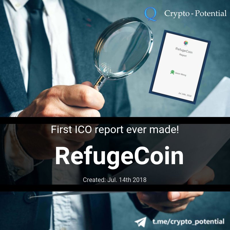 cryptop0tential's tweet photo. ⚡️🔎 First #ICO report ever made!📄 ✔
ICO project: @RefugeCoin
Read here: https://t.co/aEtbmpCoQg
ICO Detective: Jason Meng
The report is #unbiased and not paid.
#transparency #cryptocurrency #ICOreport #ICOs #initialcoinoffering #cryptoinvesting #cryptopotential https://t.co/0pZ1iHuIpT