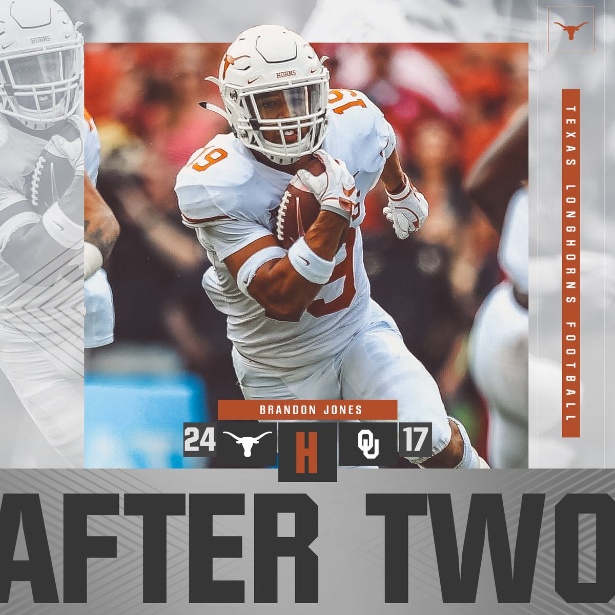 TexasFootball's tweet photo. Halftime at the Cotton Bowl! #ThisIsTexas #HookEm https://t.co/SGWZpbDr5b