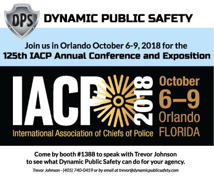 DynamicPSS's tweet image. Join us at the IACP Conference &amp;amp; Expo. #LawEnforcement #PublicSafety #softwaredevelopment #IACP2018