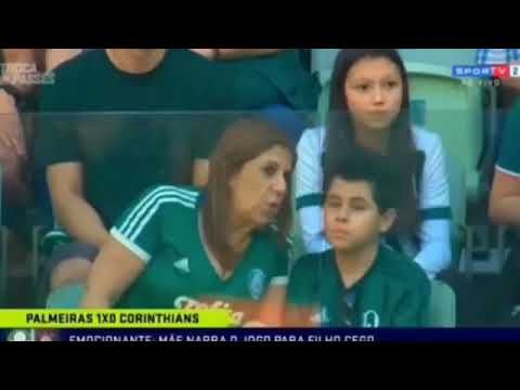 Nicolás (11 años) nació invidente y hoy es un #hincha del equipo brasileño #Palmeiras, en este precioso vídeo su madre le relata el #partido de su equipo en el estadio: youtube.com/watch?v=mI6Cgg… #culturadelavida #amorreal