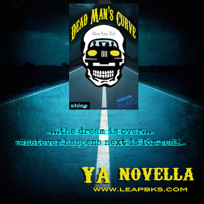 Leapbks's tweet photo. @AlexVanTol and DEAD MAN'S CURVE are out for one hell of a ride this October. #YAfiction #Halloween #scarystories https://t.co/GuS1stbdXr