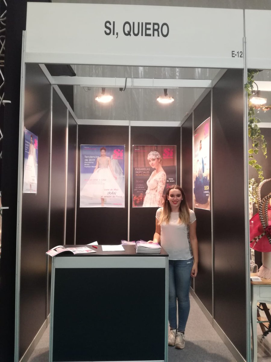 SiquieroSpain's tweet photo. Nuestro stand en @Bec_Expobodas 2018 https://t.co/hwwldy9BsR