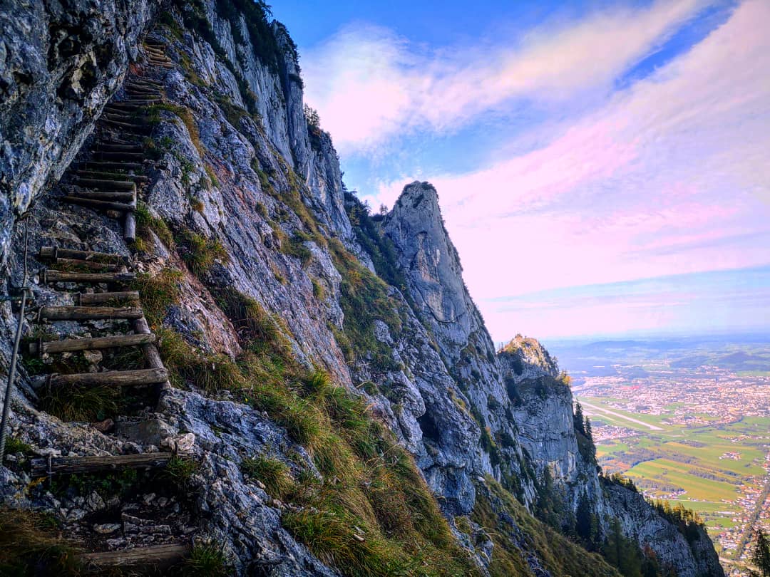 1360 hoogtemeters in iets meer dan 2 uur betekent: heeeeel veeel traptreden 😅