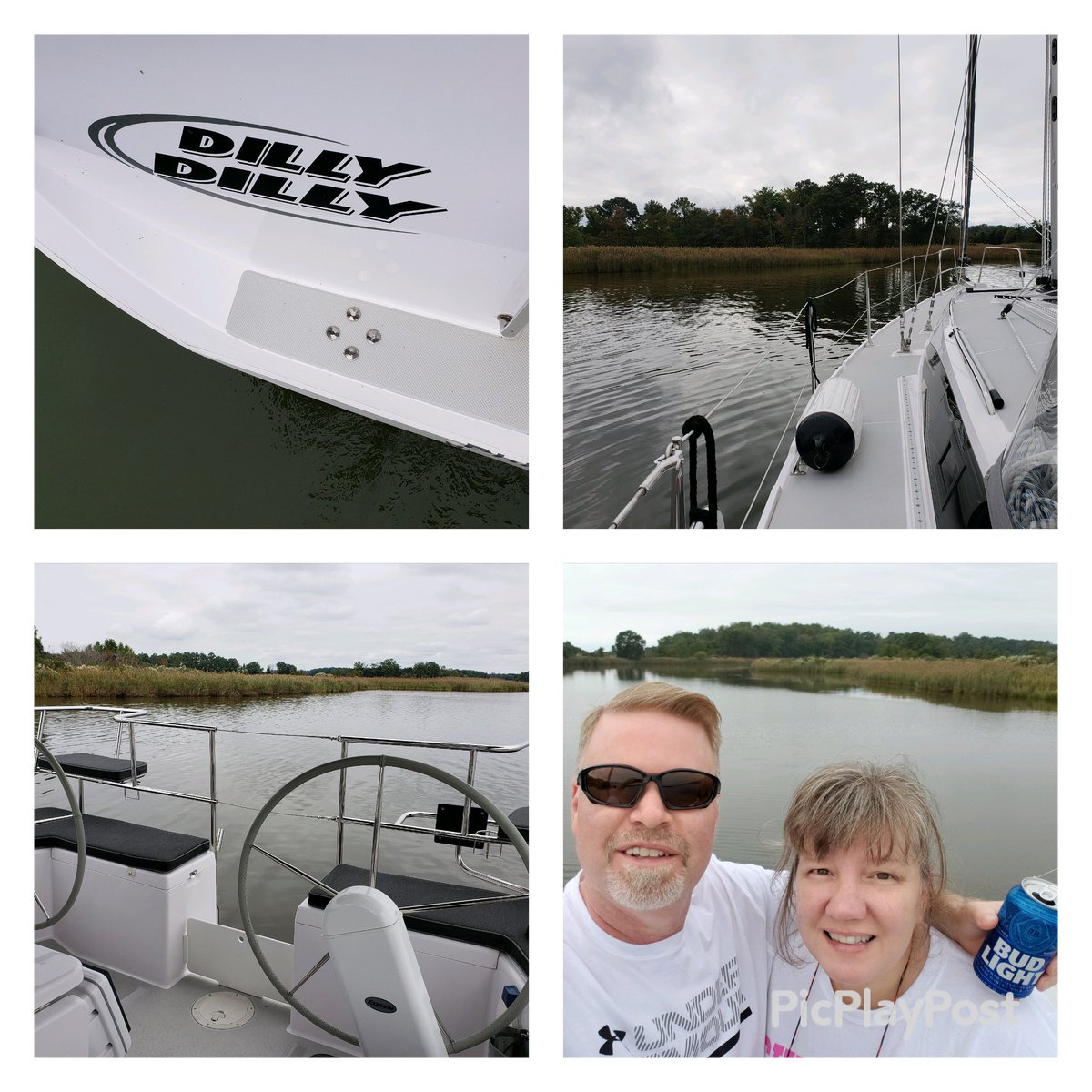 jamesln3's tweet photo. enjoying a quiet afternoon in what feels like our own private creek #DillyDilly #sailing https://t.co/kEiWGhRvZ9