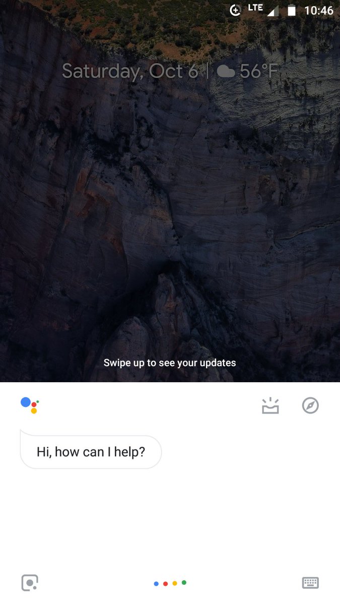 ColinReCoded's tweet photo. Woah, I didn't recognize Google Assistant at first. https://t.co/xrKwQuRyv9