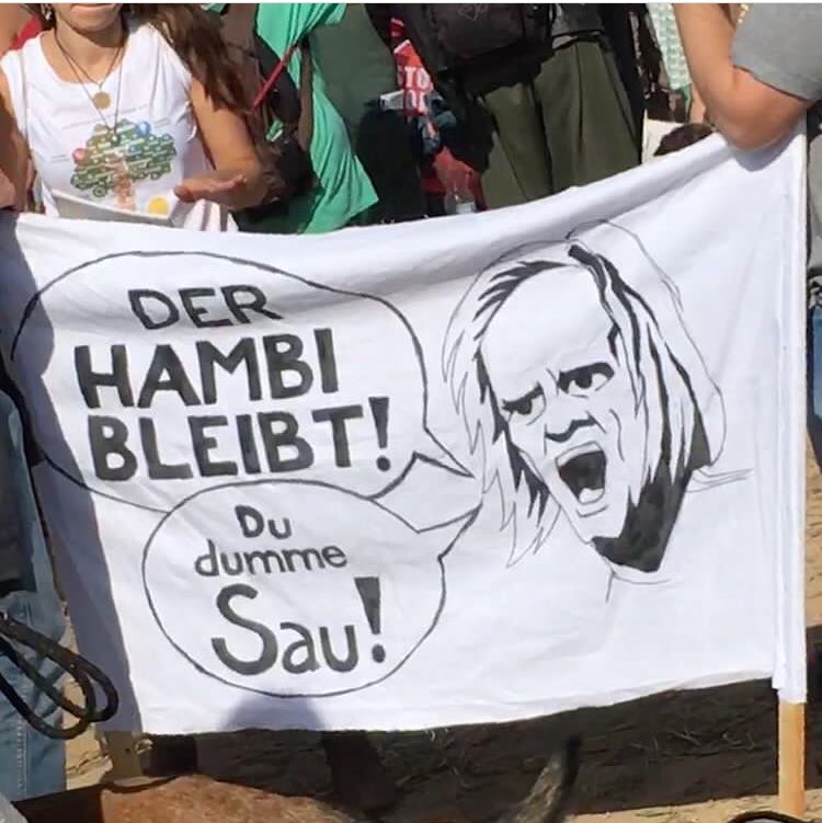 Hambacher_Wald_'s tweet photo. Schön war es mit euch! Danke für die unglaubliche Zahl von 50.000 Menschen. #wirsindmehr
#hambidemo #hambi0610 #hambibleibt #HambacherForst https://t.co/NiUoHwPZ7B