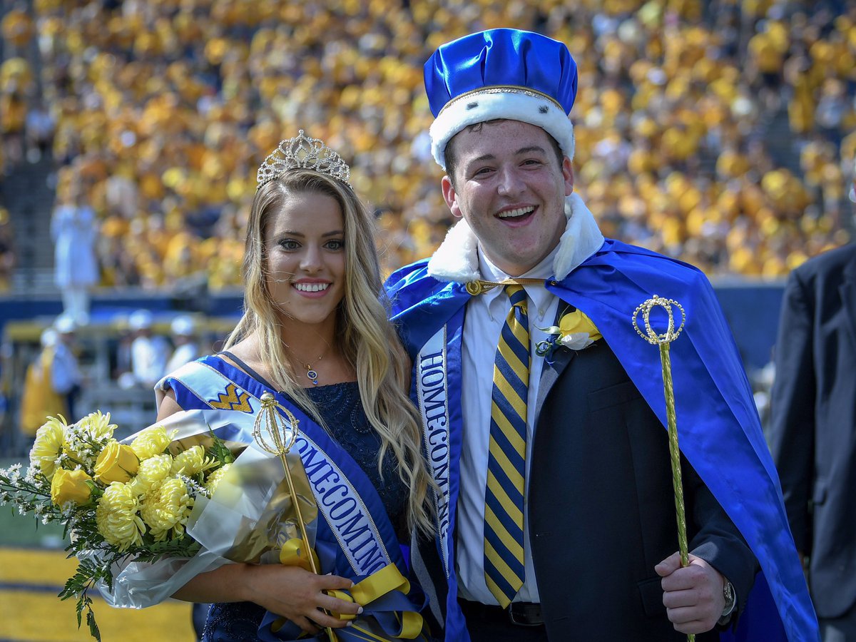 WestVirginiaU's tweet image. Congratulations to our 2018 Homecoming Queen and King! 👸🤴