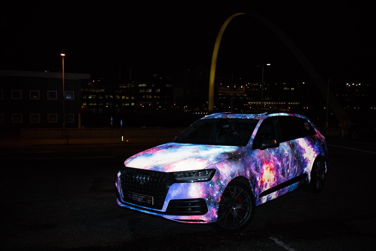 3MFilmsUK's tweet photo. On this gloomy day we thought a little #780mC Reflective would help, the stunning #Audi #SQ7 has been designed and wrapped by 3M AVW @fls_ltd and is currently on the #3MWrapTour https://t.co/dHRu7KuzRa