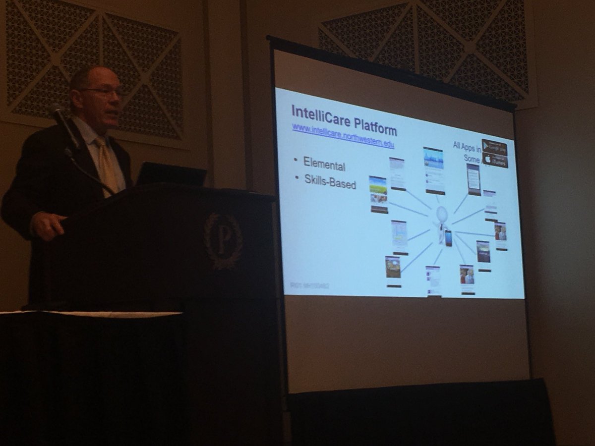 JohnTorousMD's tweet photo. “Digital #mentalhealth is not about technology - it is about services” - @DavidCMohr, director of @cbitshealth, speaking about https://t.co/yndvfDZV4A at @APAPsychiatric #IPSChicago https://t.co/Weyx9RttXg