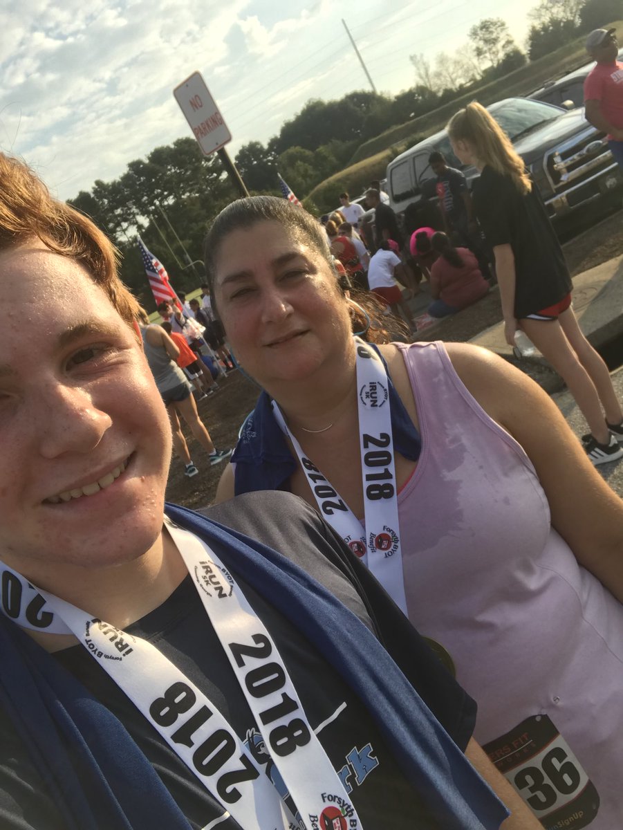 Representing <a href="/DanesClub/">DenmarkDanesDugoutClub</a> at the Forsyth BYOT iRUN 5k! <a href="/Forsyth_BYOT/">@forsythBYOT</a>
