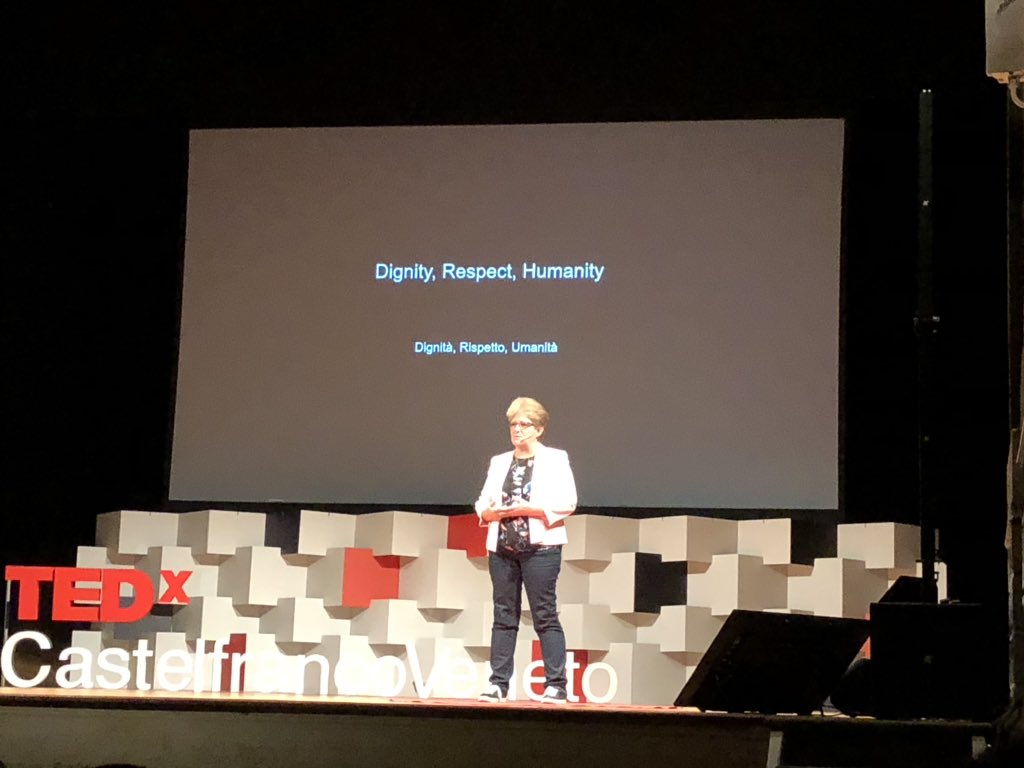 marianodiotto's tweet photo. #dignita #rispetto #umanita sono le parole chiave di #TedxCastelfrancoVeneto | #dignity #Respect #Humanity https://t.co/GUWryxhz36