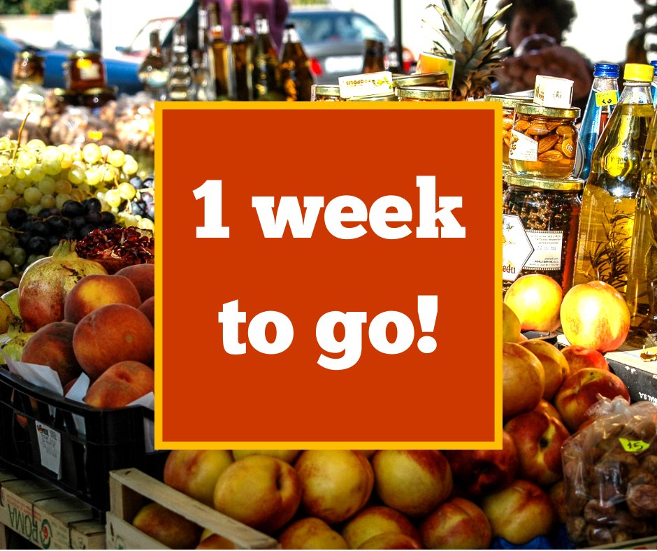 Only 1 week to go until our first ever Suffolk Farmers' Market at @TrinityPark
. This event is a collaboration with @SuffolkAg , @SuffolkMktEvent  and @EoECoop . Join us on Saturday 13 October from 10am - 4pm and enjoy some high quality, local produce. #buylocal #suffolk #ipswich
