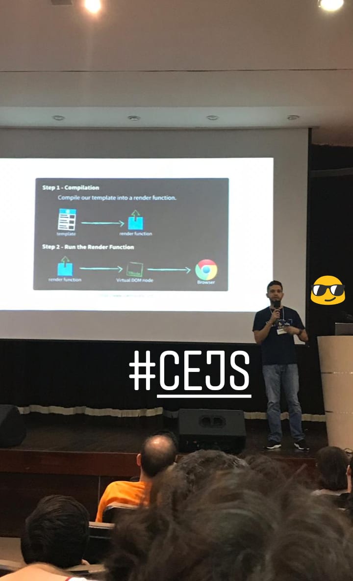 Lenderson18's tweet photo. Render Functions no Vue.js #cejs2018 https://t.co/DBYK42Xe9Z