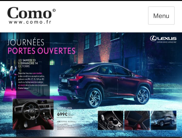 ComoLexus's tweet photo. #JPO Lexus Paris les samedi 13 & dimanche 14 octobre prochain dans votre réseau Como Lexus:
https://t.co/Qsj7smM8ZD
#Lexus #LexusParis #Como #ComoLexus https://t.co/nHtAvzyul6