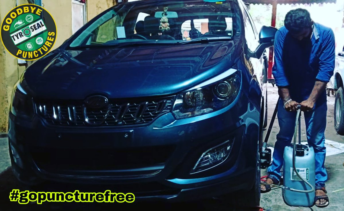 ranenavin's tweet photo. #mahindramarazzo
#theshark can now travel fearlessly
#gopuncturefree with ARAI tested Tyroseal which supports tyre balancing. #zerosideffects
#ecofriendly #traveltheworld #travelsafety #newcar #newsuv #brandnew #firstcar #lovemycar #carcare #carpampering #caressentials https://t.co/1hnhfYZQ0X