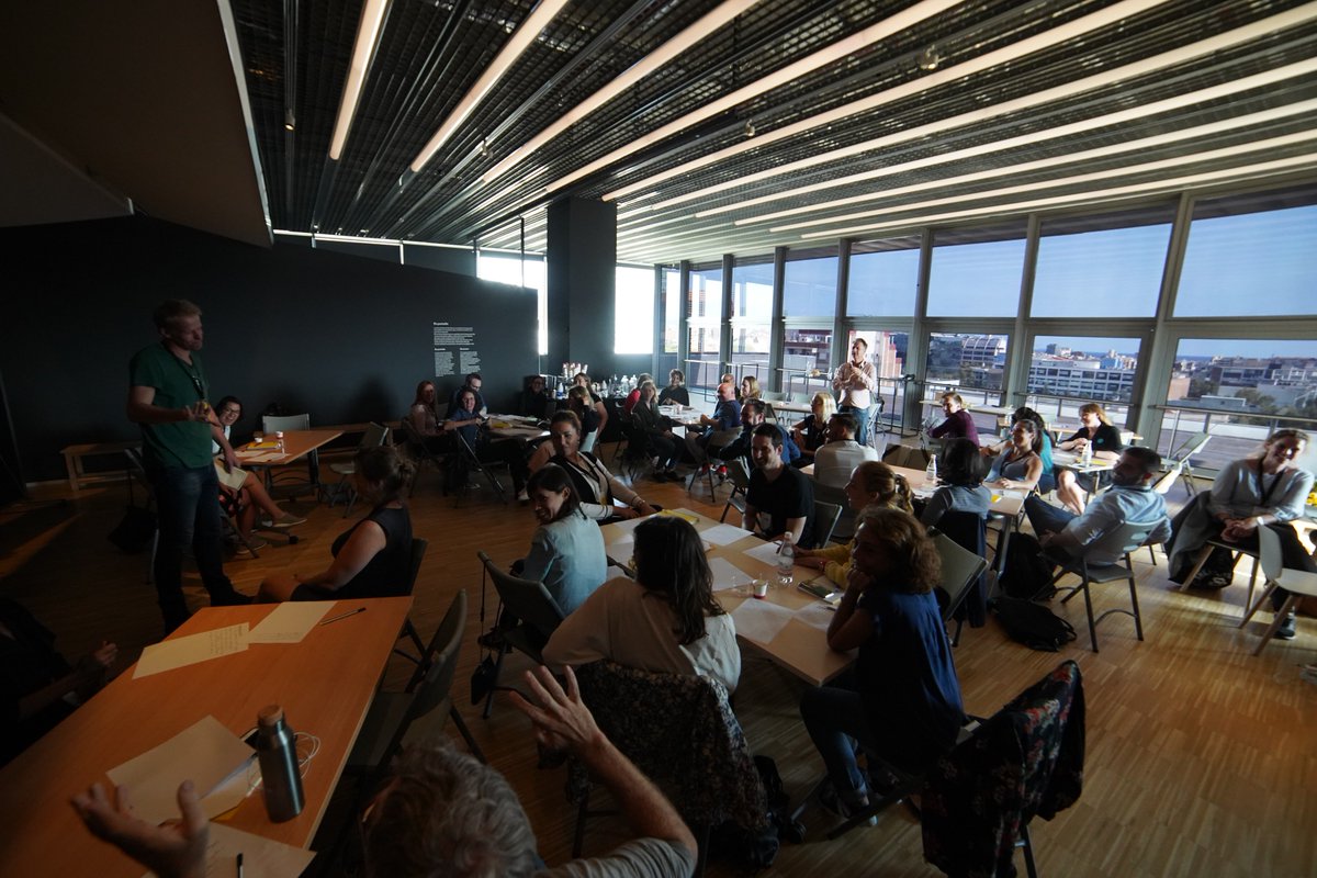 sddBCN's tweet photo. .@DesignThinkers in their interactive exploration of one of the most misused words in service design and design thinking: empathy! #SDDBCN https://t.co/EAHM8STJf7