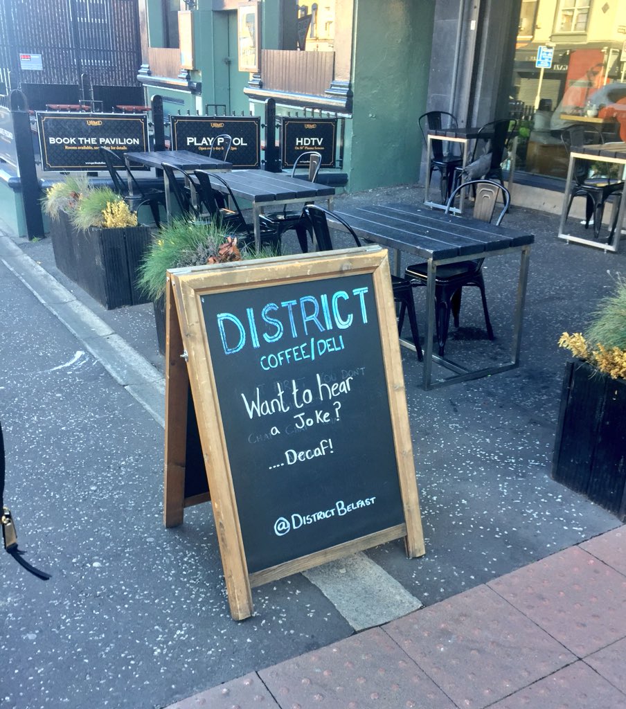 Funny but true.. 😀 #OrmeauRoad <a href="/districtbelfast/">District</a> #Belfast