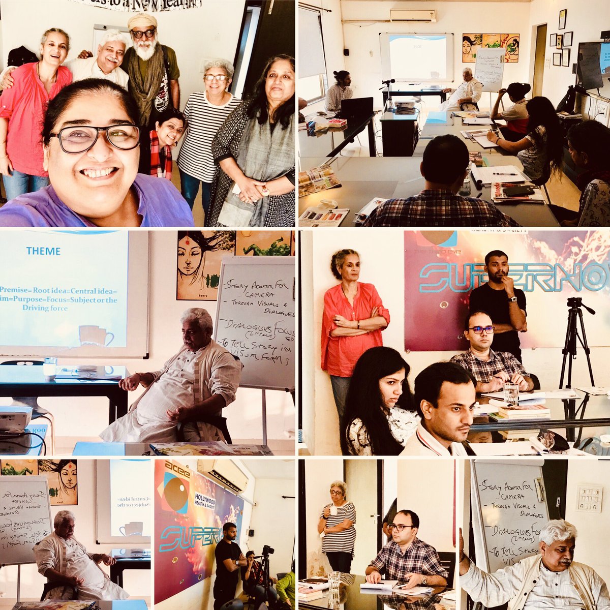 TheThirdEyeACEE's tweet image. A successful first day of the first in a series of #ScriptwritingWorkshops that #ACEE organised in partnership with #CinemaCollective 
Mentor: #AtulTewari, one of #India’s most accomplished #ScreenWriters &amp;amp; contemporary #MuseumMakers
Full power to this collective of thinkers!
