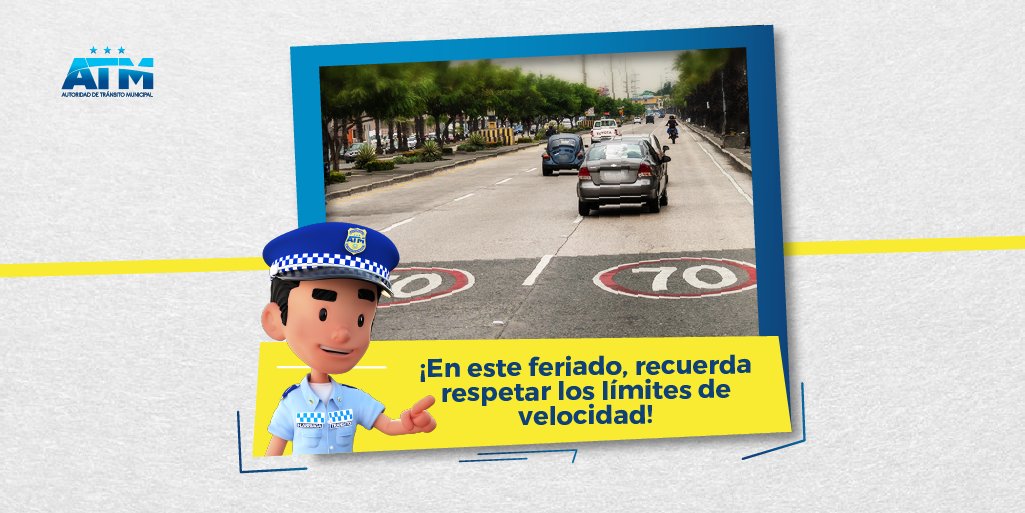 ATMGuayaquil's tweet photo. Vivamos de un buen feriado libre de accidentes. Recuerda siempre respetar las señales de tránsito. La satisfacción de estos días de descanso dependerá de tu responsabilidad al volante. #ElCambioEsContigo https://t.co/v9cIf9CrUp
