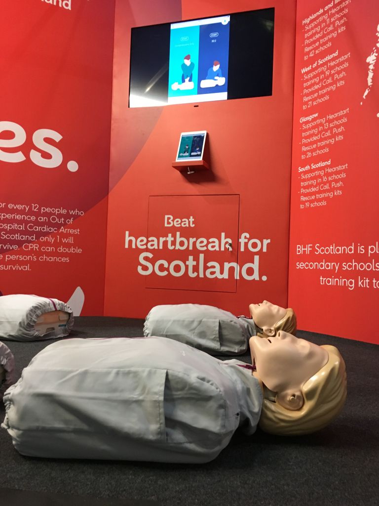 BHFScotland's tweet photo. Visit us at Stand 7 at #SNPConf from tomorrow to learn about how CPR can save lives! #SNP18 https://t.co/Zl1TYEjQU0