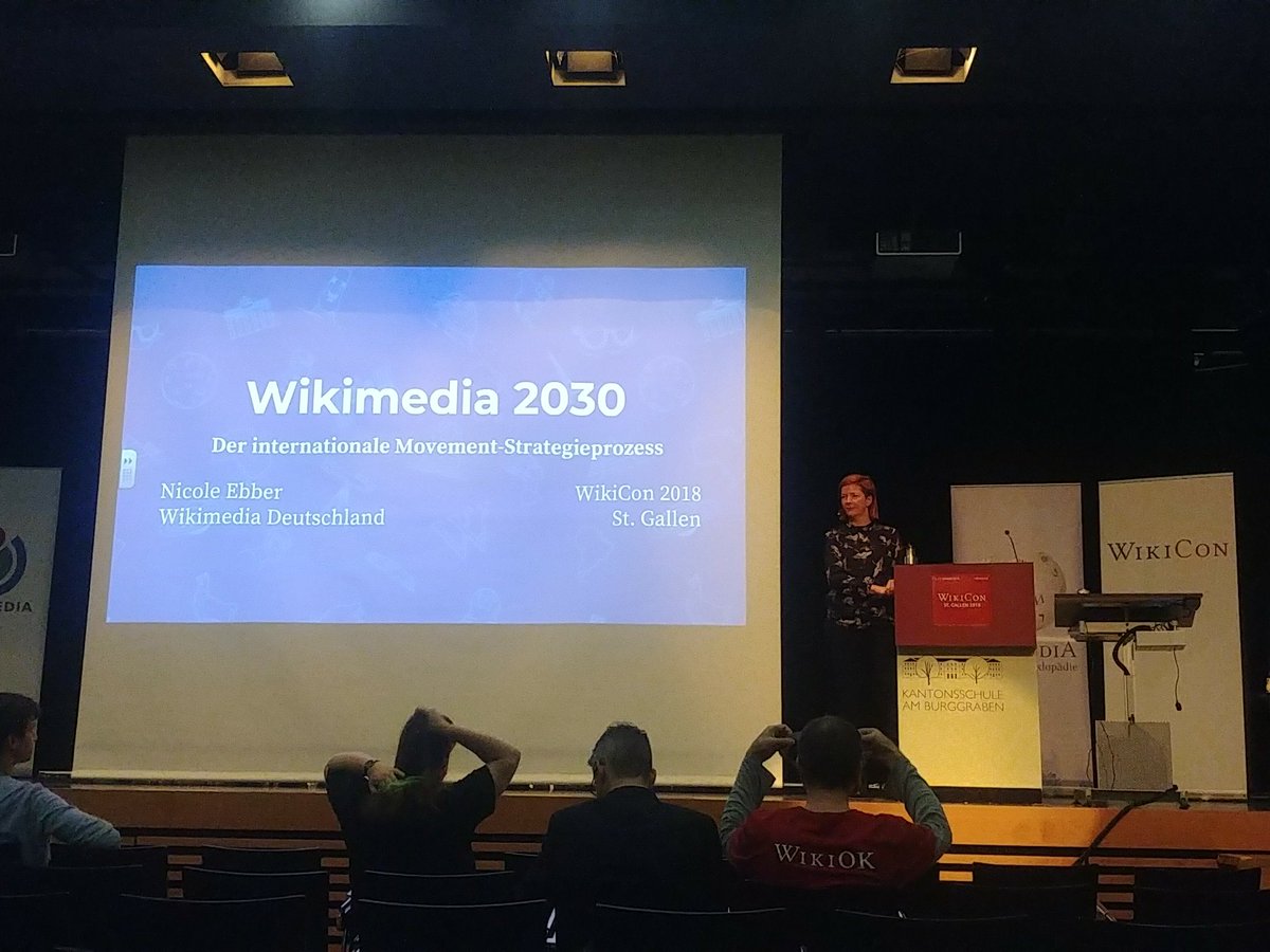 Tim_Moritz's tweet image. Now on stage: @antischokke #wikicon #mspro #wikimedia2030