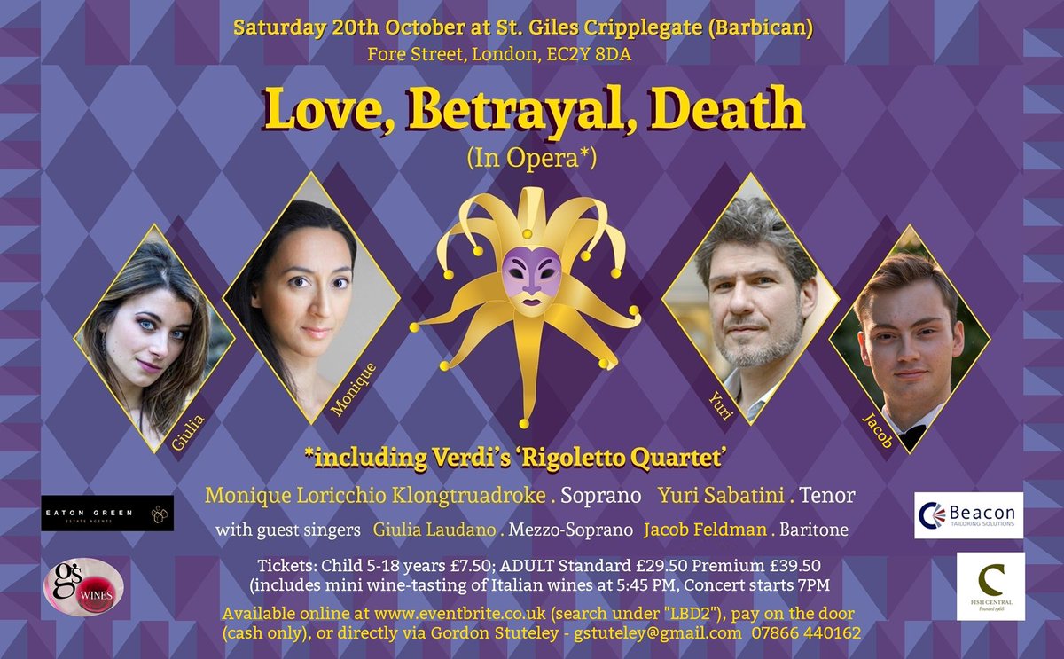 GS_Wines's tweet photo. Finalised #songs list-'#Love Betrayal Death' (in #Opera) 4 glorious voices-#tenor #soprano mezzo #baritone; solo #duet trio & #Verdi's #Rigoletto #Quartet! Additions incl. M'appari tutt' amor from Martha by #Flotow to be sung by @taurdur https://t.co/dzjtEI9wTf #GSOpera #GS_LBD2 https://t.co/TzYsFWCqpO