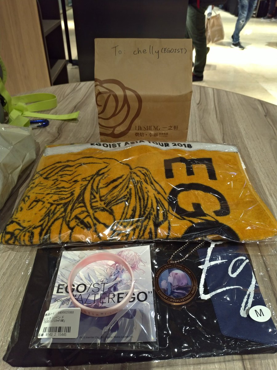 primaL1n's tweet photo. EGOIST ASIA TOUR 2018 in Taipei
楽しみ! chelly 可愛い!❤️
お疲れ様! ありがとう!
#EGOIST #chelly #ASIATOUR2018
#LIVEINTAIPEI https://t.co/eKDXNkVGPh
