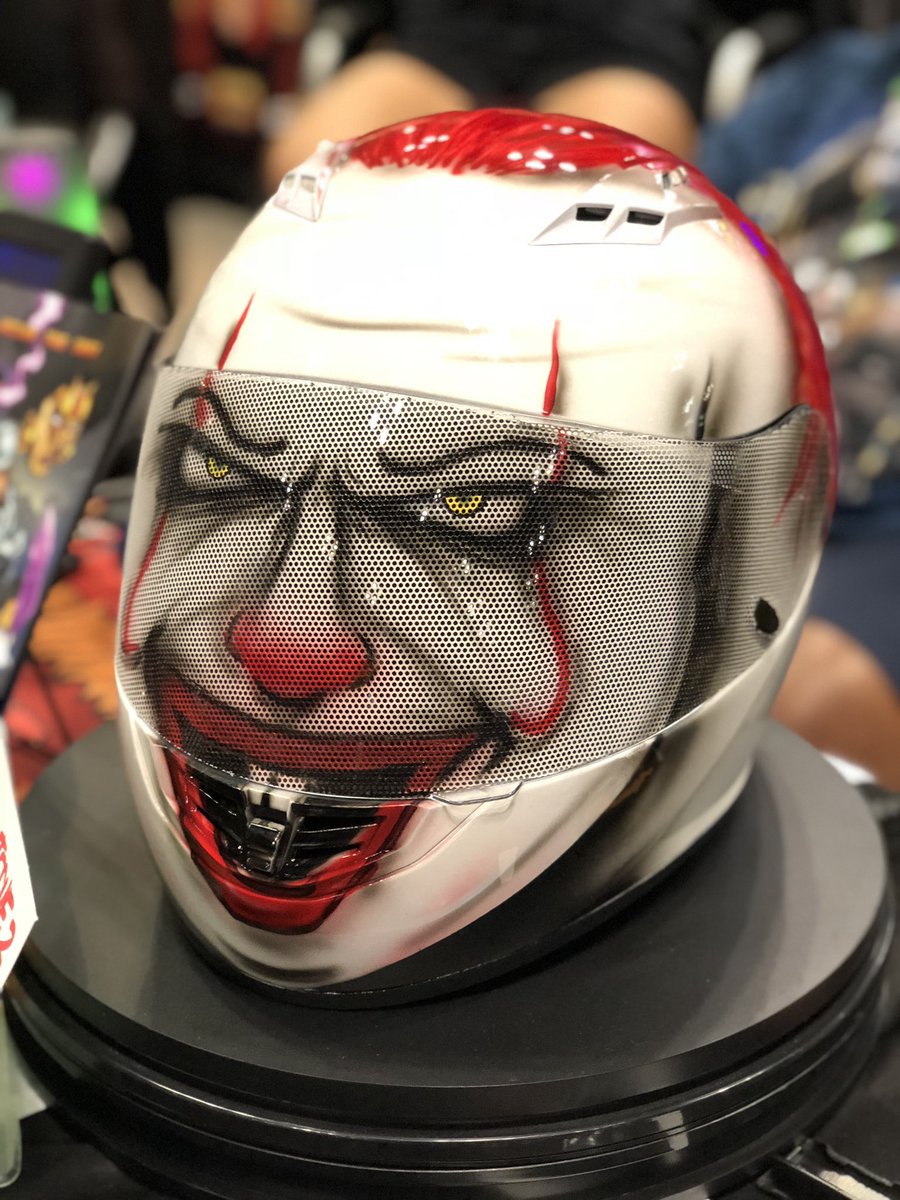 Atom Tickets on Twitter: "Yep, that’s a Pennywise motorcycle helmet