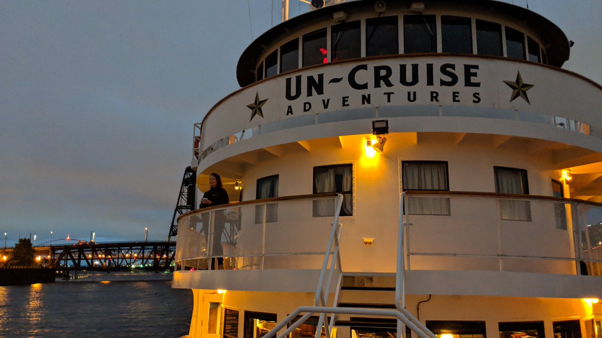 InTheLoopTravel's tweet photo. We've arrived in Portland this morning on #SSLegacy. Sadly, the final stop on our @UnCruise voyage. It has been incredible, of course. #tbin https://t.co/KxjE0PWvHj