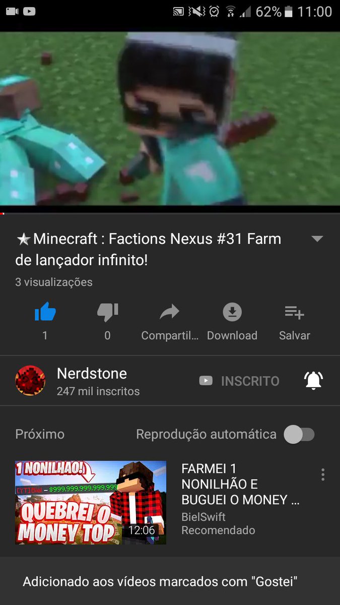 Sempre Fui o Primeiro <a href="/NerdstoneYt/">Nerdstone</a> :3