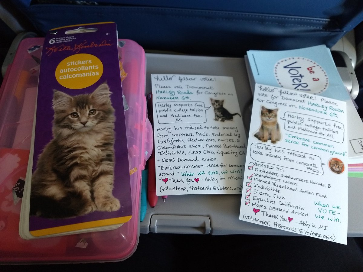 handwritten postcards to voters