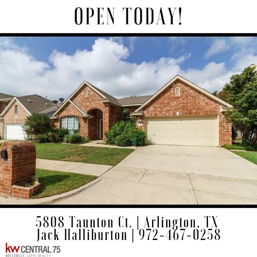 HalliburtonJack's tweet photo. 5808 Taunton Ct. in Arlington

Open TODAY from 1-3

3 Beds

2 Baths

2060sqft 

$253,000

#arlington #Arlingtontx #openhouse https://t.co/7hFuWtlZCH