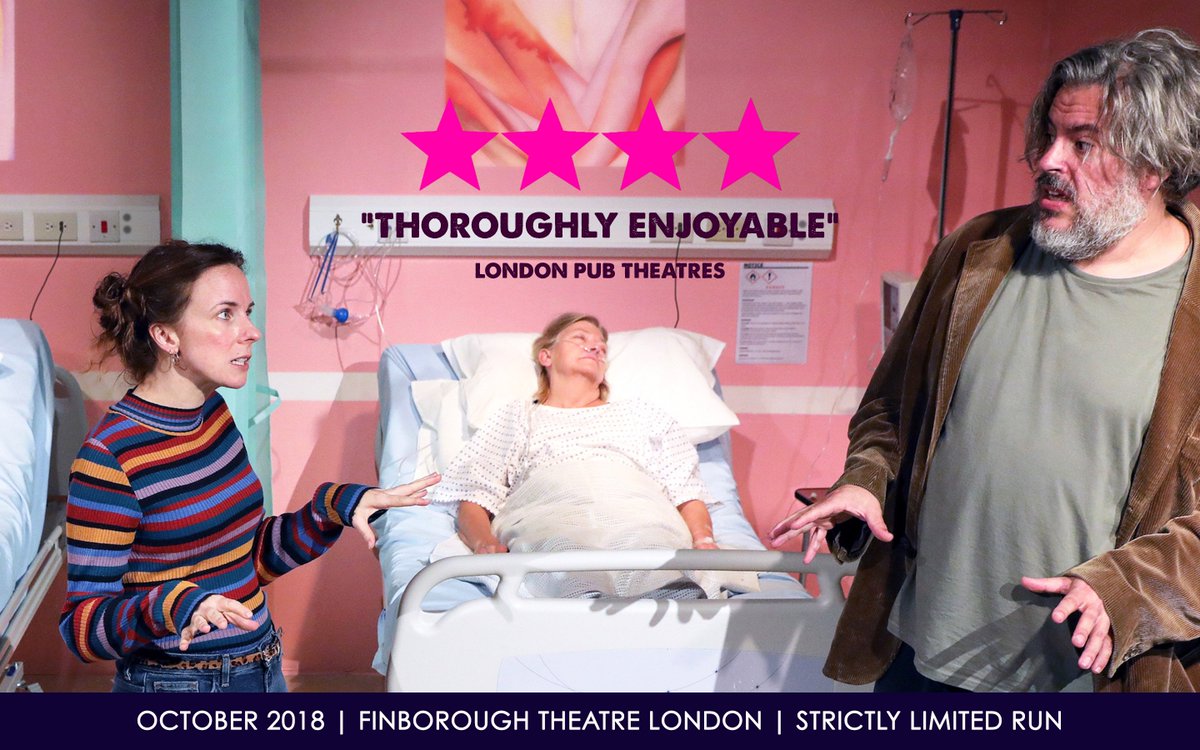 FunnyThingPlay's tweet photo. Reviews are starting to come in...
MORE SOON.
⭐⭐⭐⭐ 'Not to be missed' @spyinthestalls 
⭐⭐⭐⭐ 'A fantastic show' @PocketSizeBlog 
⭐⭐⭐⭐ 'Thoroughly enjoyable' @pubtheatres1 

Now running @finborough until 27 Oct
TICKETS https://t.co/JHXvNkIMuB https://t.co/8ROP85cD2O