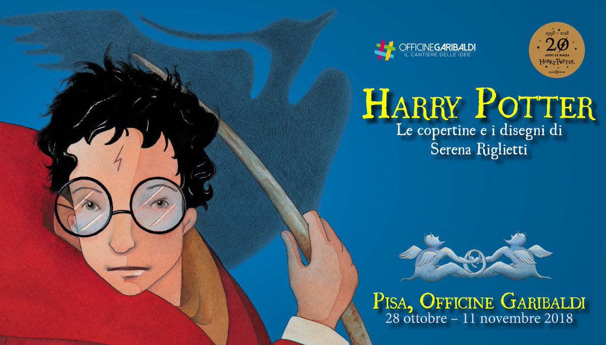 offigari's tweet photo. Alle @offigari a #Pisa dal 28 Ottobre all’11 Novembre 2018arrivano i bozzetti originali realizzati dalla disegnatrice Serena Riglietti per la famosissima saga di Harry Potter! 
#harrypotter #harryalleofficine #officinegaribaldi #pisa #harrypotter20 #harrypotter20thanniversary https://t.co/swaMcl7hQJ