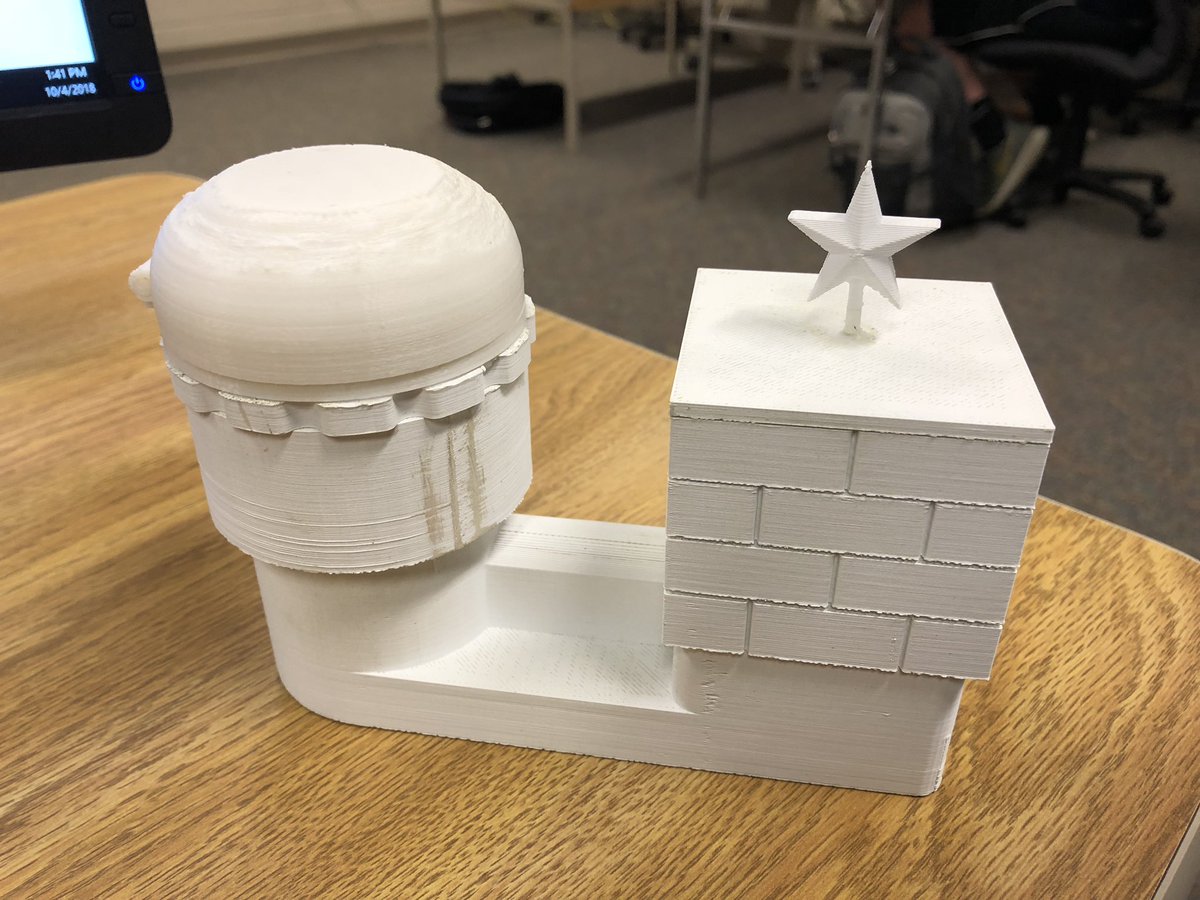 Laf_DESN's tweet photo. Students in our Design Technology intro 3D CAD class worked in teams to create their first 3D printed projects. They learned a lot about 3D Printing and a ton on tolerance and fit. #3dprinting #design @Stratasys @monoprice @SOLIDWORKS https://t.co/wIVl5cXZ0l