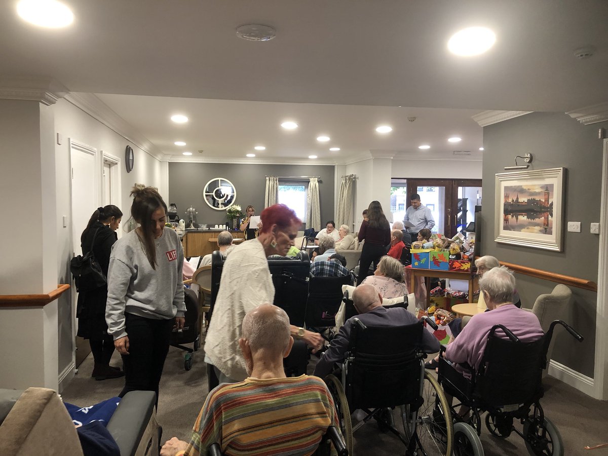 Christe44270318's tweet photo. Sharing is caring. Yesterday’s Harvest Festival. #kindness in care @HC_One https://t.co/NI4zbbEJ4Y