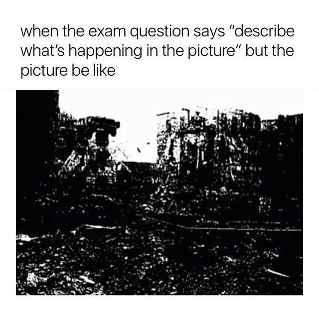 hallmarkmeemz's tweet photo. How the history tests be 😭😂 #hallmarkmemes #hallmarkcharterschool https://t.co/UhW01BdysJ