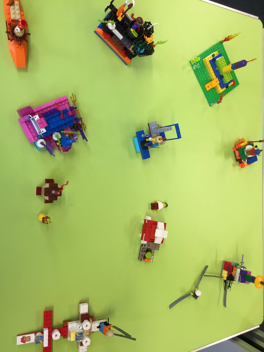 BromsgroveLib's tweet photo. Thank you to all who came to our first #LegoInTheLibrary session. The Lego Bake Off was a great success! We enjoyed reading 'The Great Dragon Bake Off' and building our cakes. The chocolate orange éclair won the technical challenge and the Blueberry showstopper was fab! https://t.co/ztTmMPfAYm
